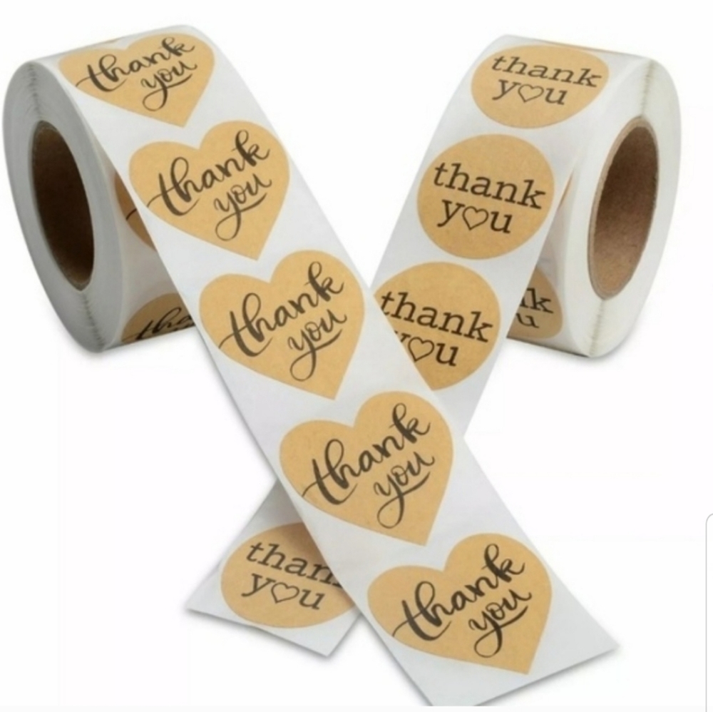 40pc 6x9 Polymailer and Thank You Sticker Bundle